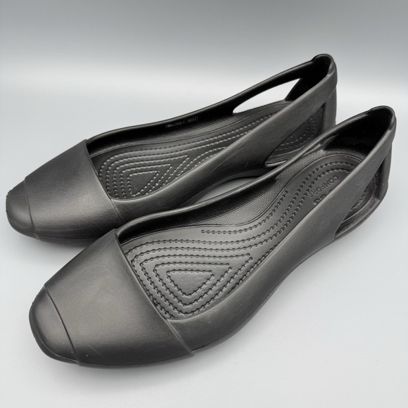 Crocs Sienna Flat Low Top Rubber Shoes Womens Shoes Size 7 - Picture 8 of 11